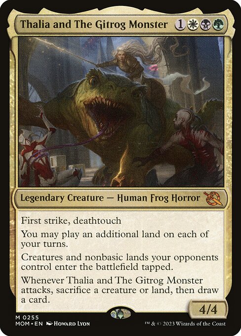 Carta Thalia y el monstruo Gitrog — March of the Machine · MOM · #255