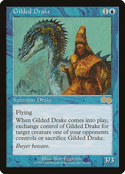 Carta Draco de oropel (Urza's Saga)