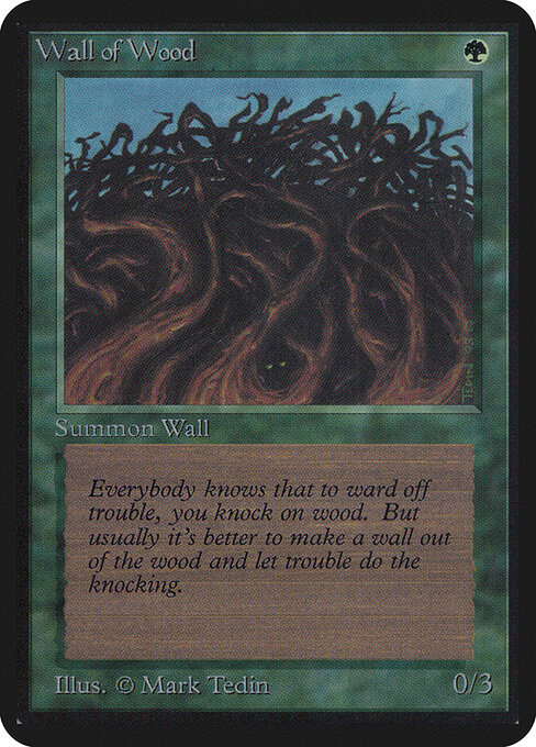 Carta Muro de ramas — Limited Edition Alpha · LEA · #225