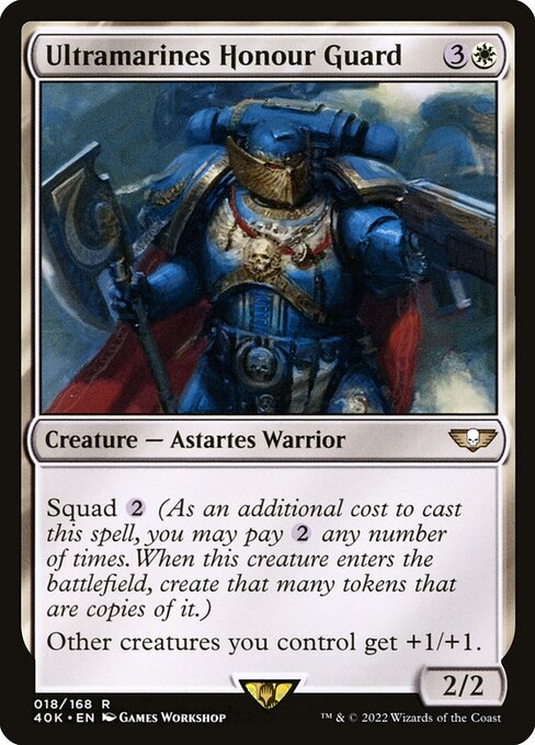 Guardia de honor de los Ultramarines