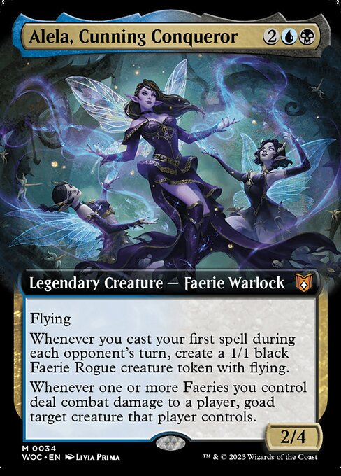Alila, conquistadora astuta — Wilds of Eldraine Commander