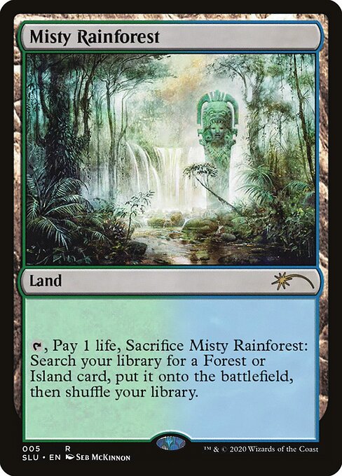 Bosque tropical brumoso — Secret Lair: Ultimate Edition