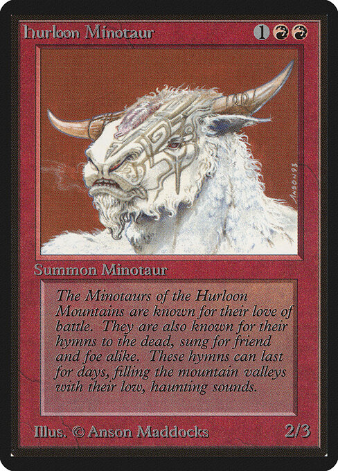 Minotauro de Hurloon — Limited Edition Beta