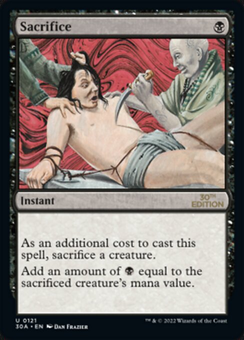 Sacrificar — 30th Anniversary Edition