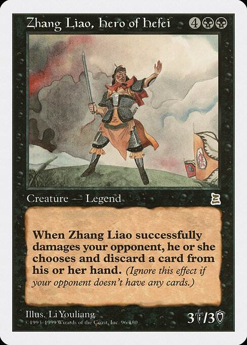 Carta Zhang Liao, Hero of Hefei — Portal Three Kingdoms · PTK · #96