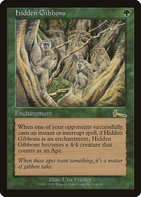 Carta Gibones ocultos — Urza's Legacy · ULG · #104