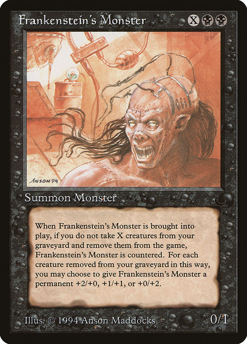 Carta Frankenstein's Monster (The Dark)