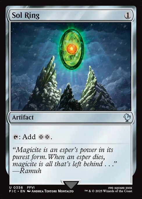 Anillo solar — Final Fantasy Commander