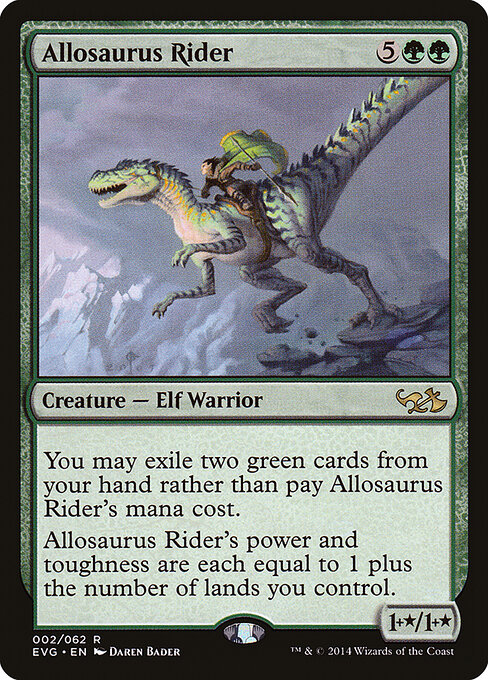 Jinete de alosaurio — Duel Decks Anthology: Elves vs. Goblins