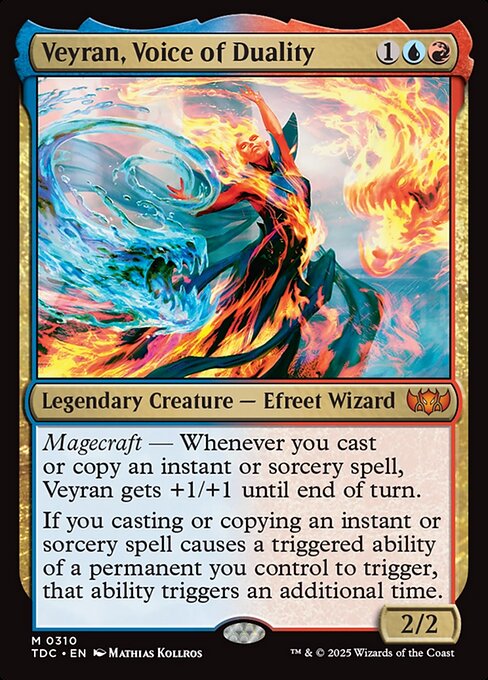 Veyran, voz de la dualidad — Tarkir: Dragonstorm Commander