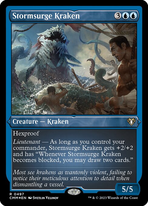 Carta Kraken de la marejada — Commander Masters · CMM · #497