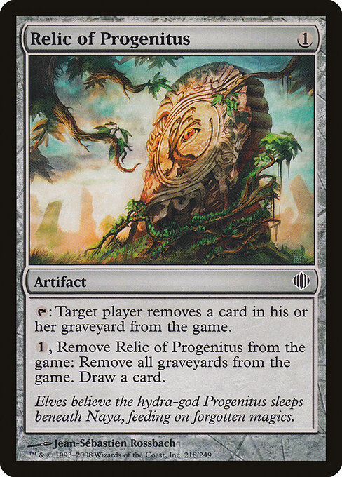 Carta Reliquia de Progenitus — Shards of Alara · ALA · #218