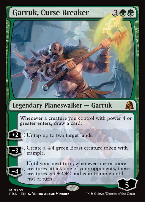 Carta Garruk, Curse Breaker — Reality Fracture · FRA · #259