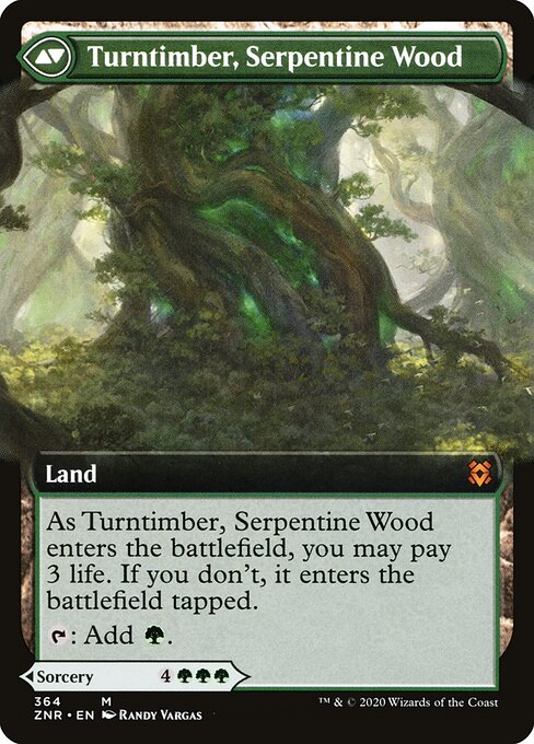 Turntimber Symbiosis // Turntimber, Serpentine Wood (cara trasera)
