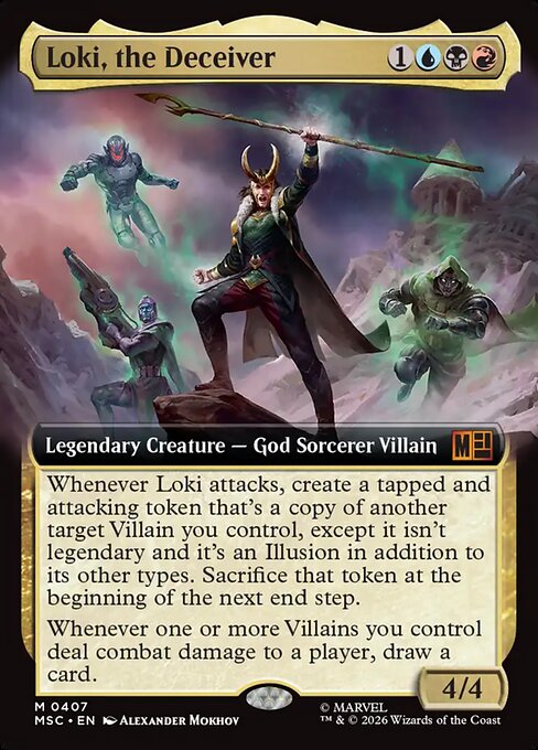 Carta Loki, el embaucador — Marvel Super Heroes Commander · MSC · #407