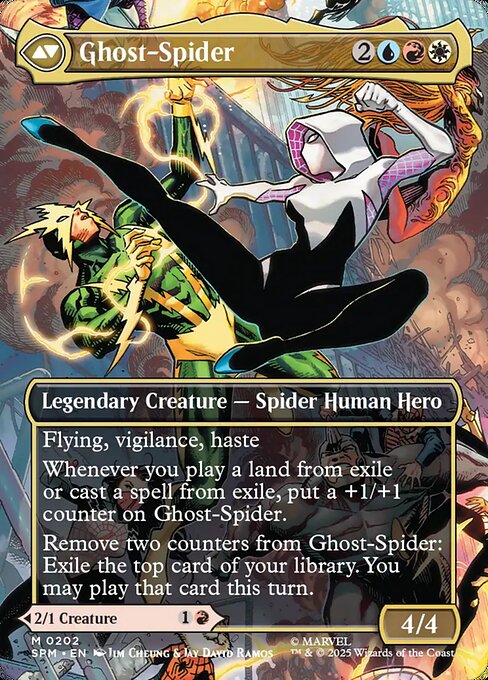 Gwen Stacy // Ghost-Spider (cara trasera)