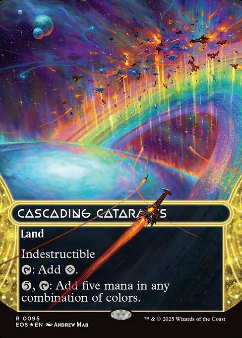 Carta Cascadas rebosantes — Edge of Eternities: Stellar Sights · EOS · #95