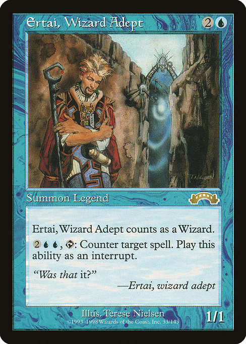 Carta Ertai, mago experto (Exodus)