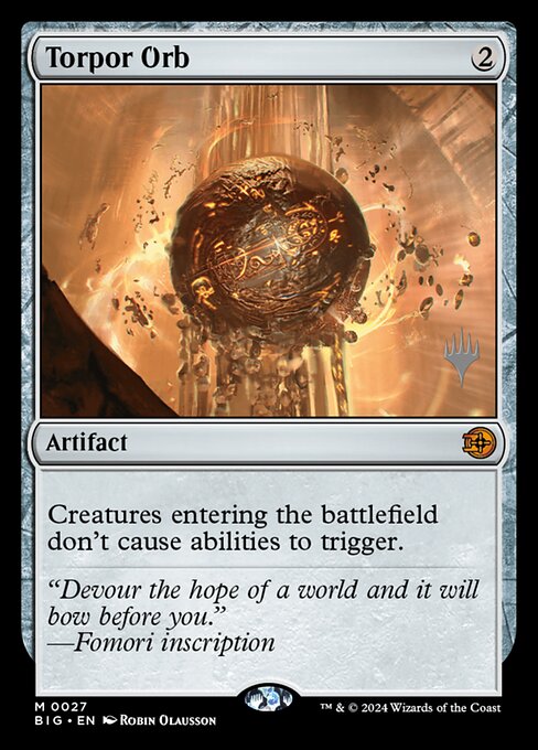 Orbe de torpor — The Big Score Promos