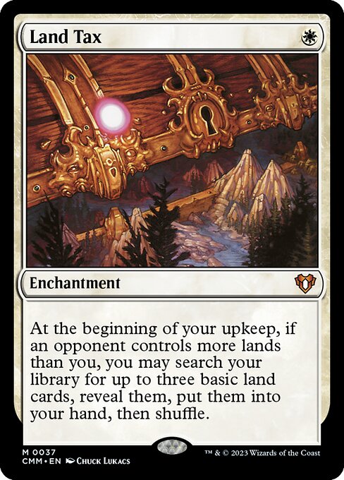 Impuesto sobre las tierras — Commander Masters