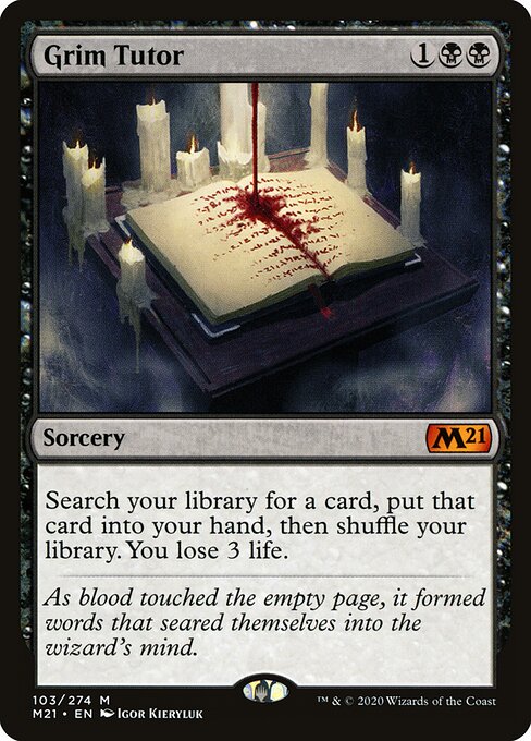 Carta Tutor nefasto — Core Set 2021 · M21 · #103