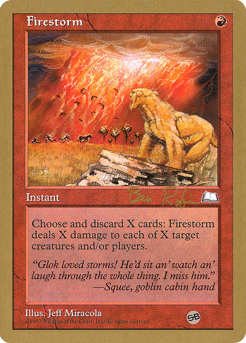 Tormenta de fuego — World Championship Decks 1998
