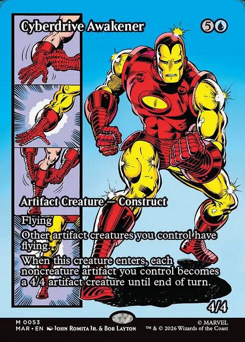 Carta Despertador de la ciberenergía — Marvel Universe · MAR · #53