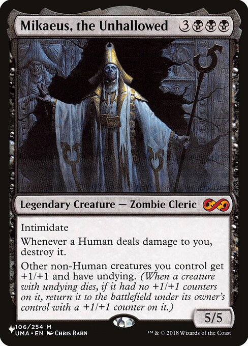 Mikaeus, el impío — The List