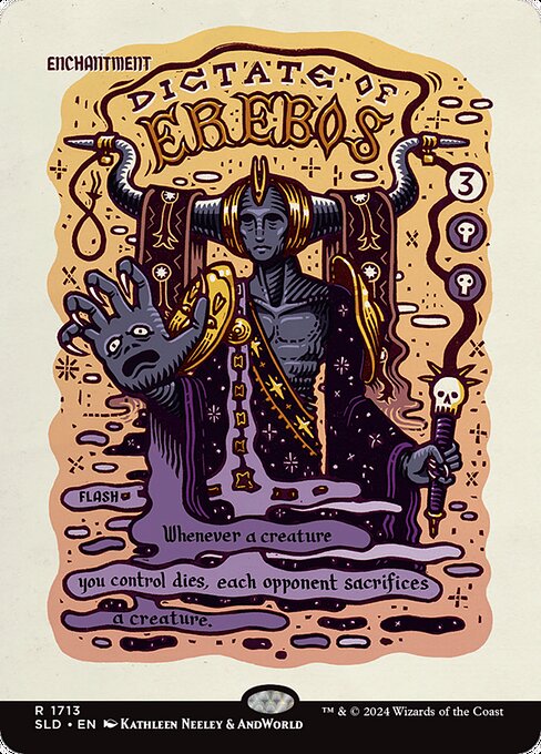 Carta Mandato de Erebos — Secret Lair Drop · SLD · #1713