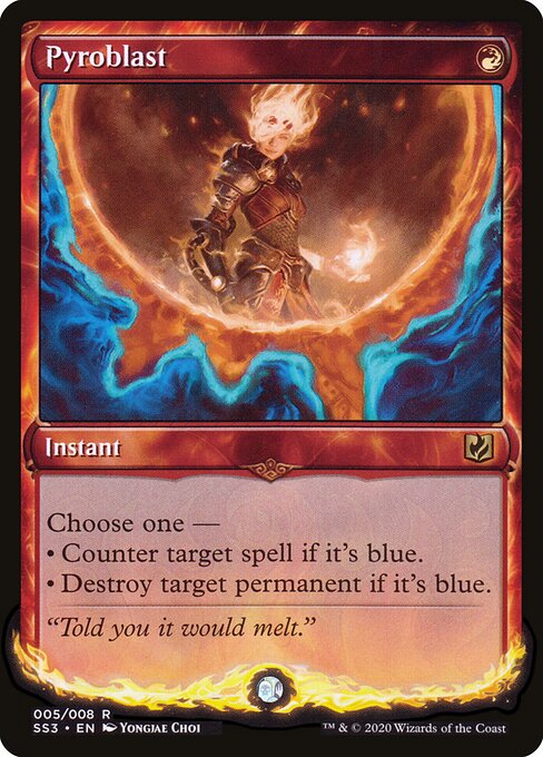 Carta Ráfaga de fuego — Signature Spellbook: Chandra · SS3 · #5