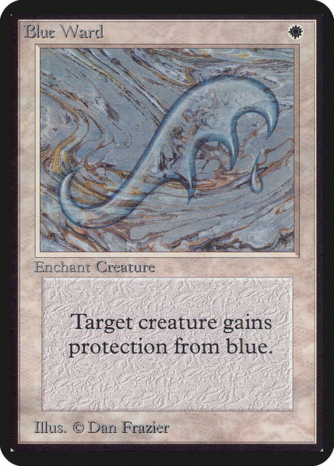 Carta Guarda de azul — Limited Edition Alpha · LEA · #8