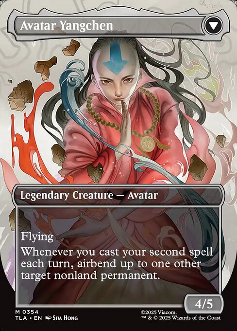 The Legend of Yangchen // Avatar Yangchen (cara trasera)