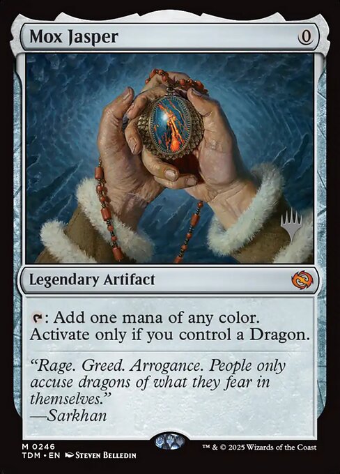 Carta Mox de jaspe — Tarkir: Dragonstorm Promos · PTDM · #246p