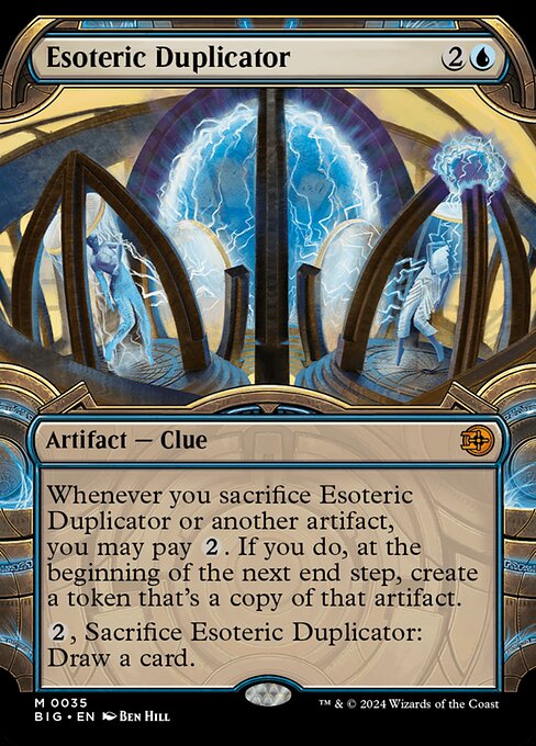 Carta Duplicador esotérico — The Big Score · BIG · #35