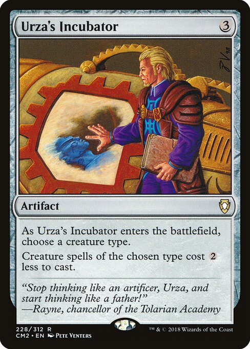 Carta Incubador de Urza — Commander Anthology Volume II · CM2 · #228