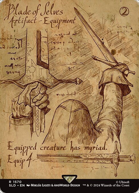 Carta Espada de los egos — Secret Lair Drop · SLD · #1570