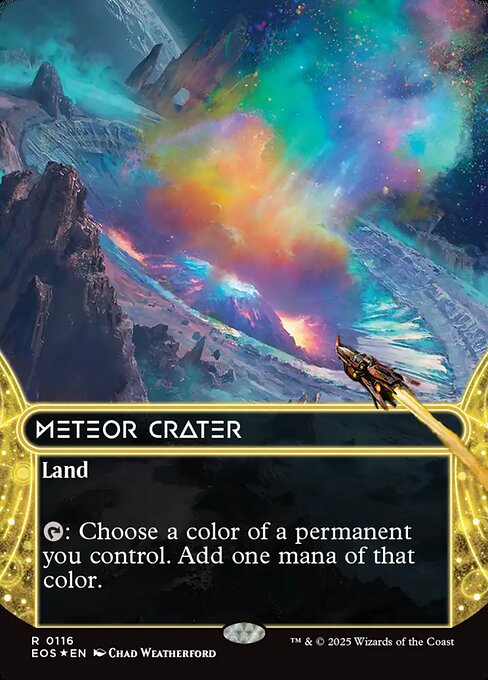 Carta Cráter de Meteoro — Edge of Eternities: Stellar Sights · EOS · #116
