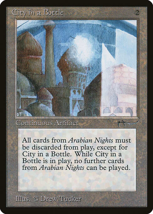 Carta City in a Bottle — Arabian Nights · ARN · #60