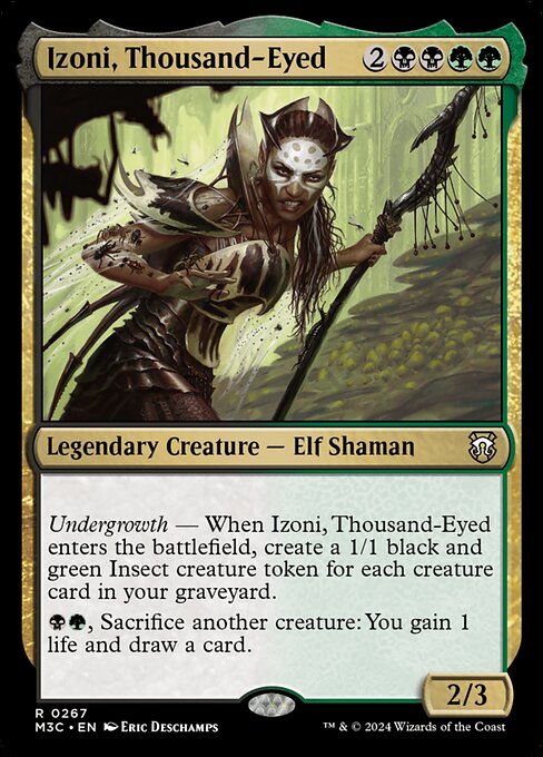Carta Izoni, la del Millar de Ojos — Modern Horizons 3 Commander · M3C · #267