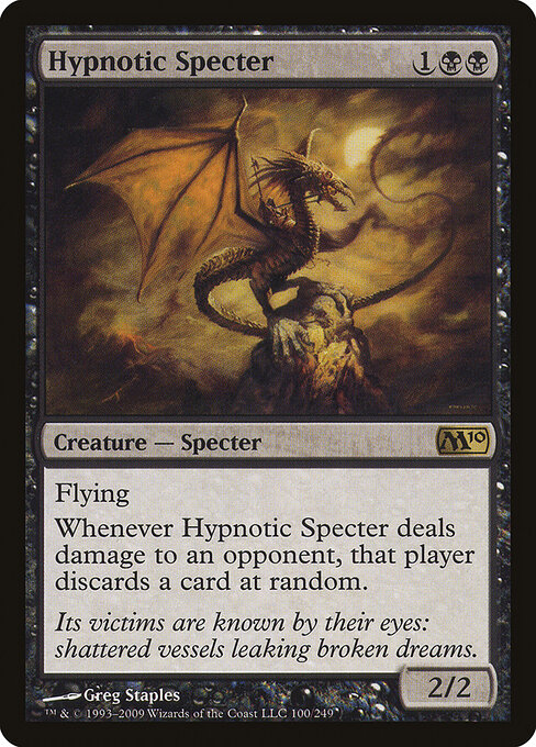 Carta Espectro hipnótico — Magic 2010 · M10 · #100