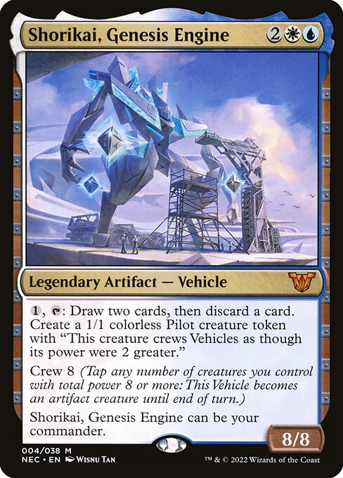 Carta Shorikai, motor del génesis — Neon Dynasty Commander · NEC · #4