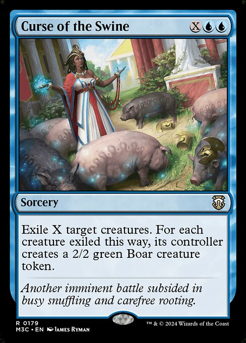 Carta Maldición porcina — Modern Horizons 3 Commander · M3C · #179