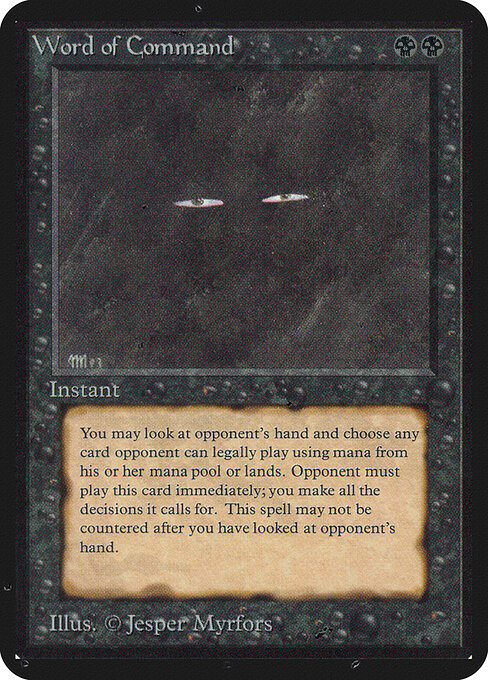 Word of Command — Limited Edition Alpha