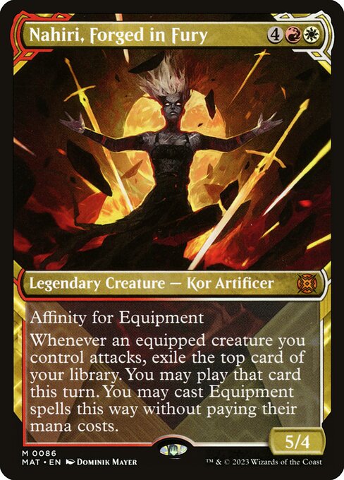Carta Nahiri, forjada en la furia — March of the Machine: The Aftermath · MAT · #86