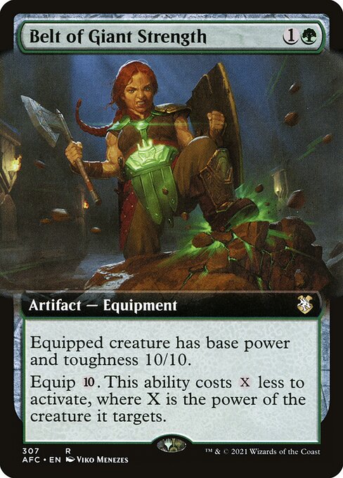 Cinturón de fuerza de gigante — Forgotten Realms Commander