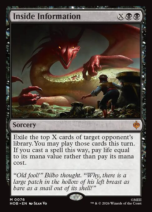 Información secreta — The Hobbit
