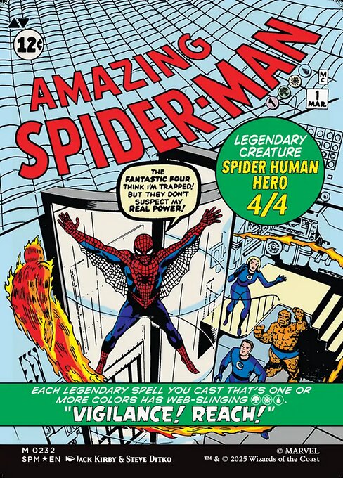 Peter Parker // Amazing Spider-Man (cara trasera)