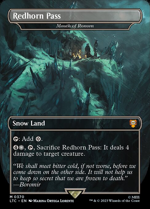 Carta Boca de Rónom — Tales of Middle-earth Commander · LTC · #370