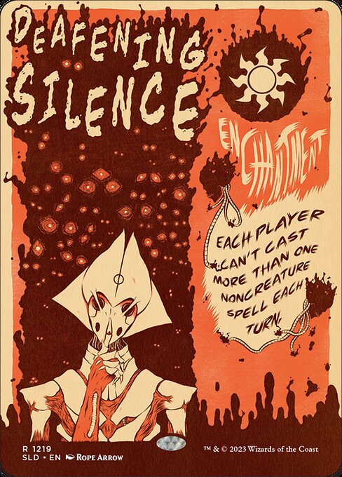 Carta Silencio ensordecedor — Secret Lair Drop · SLD · #1219