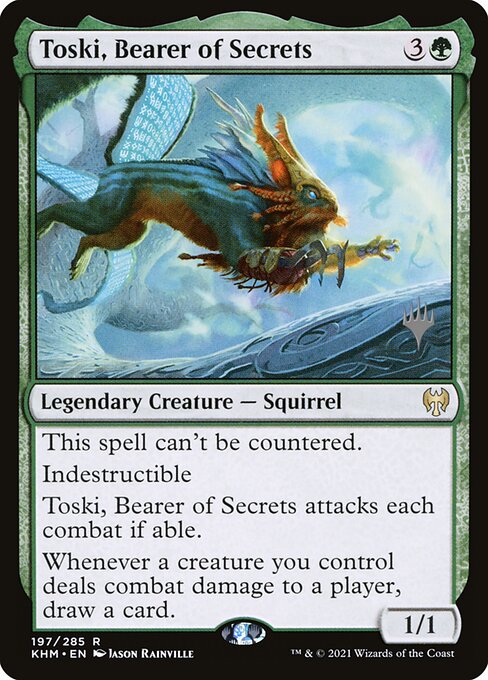 Toski, Portador de Secretos — Kaldheim Promos